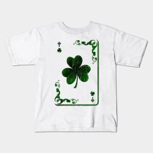 clover card Saint Patrick's Day Kids T-Shirt